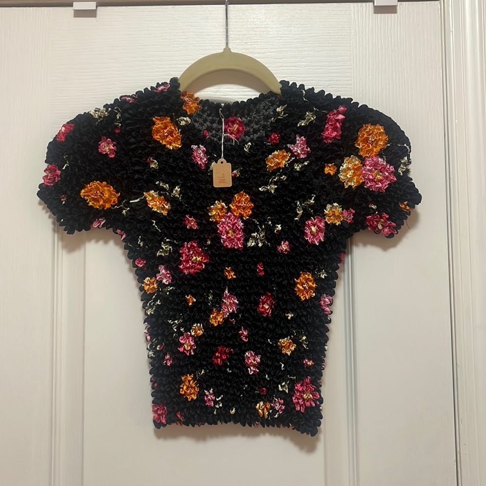 Y2K Blouse - Popcorn Shirt